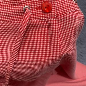 Red pants , New no tags